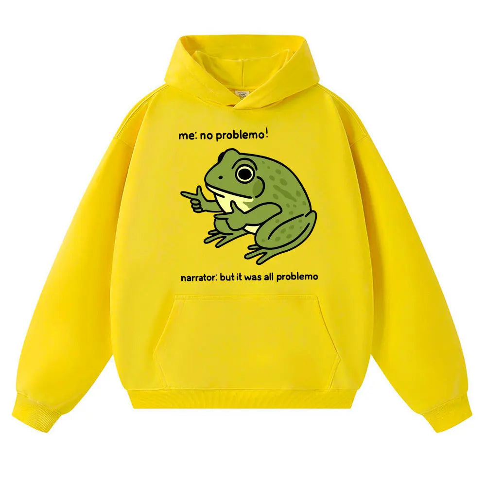 "No Problemo" Frog Meme Hoodie