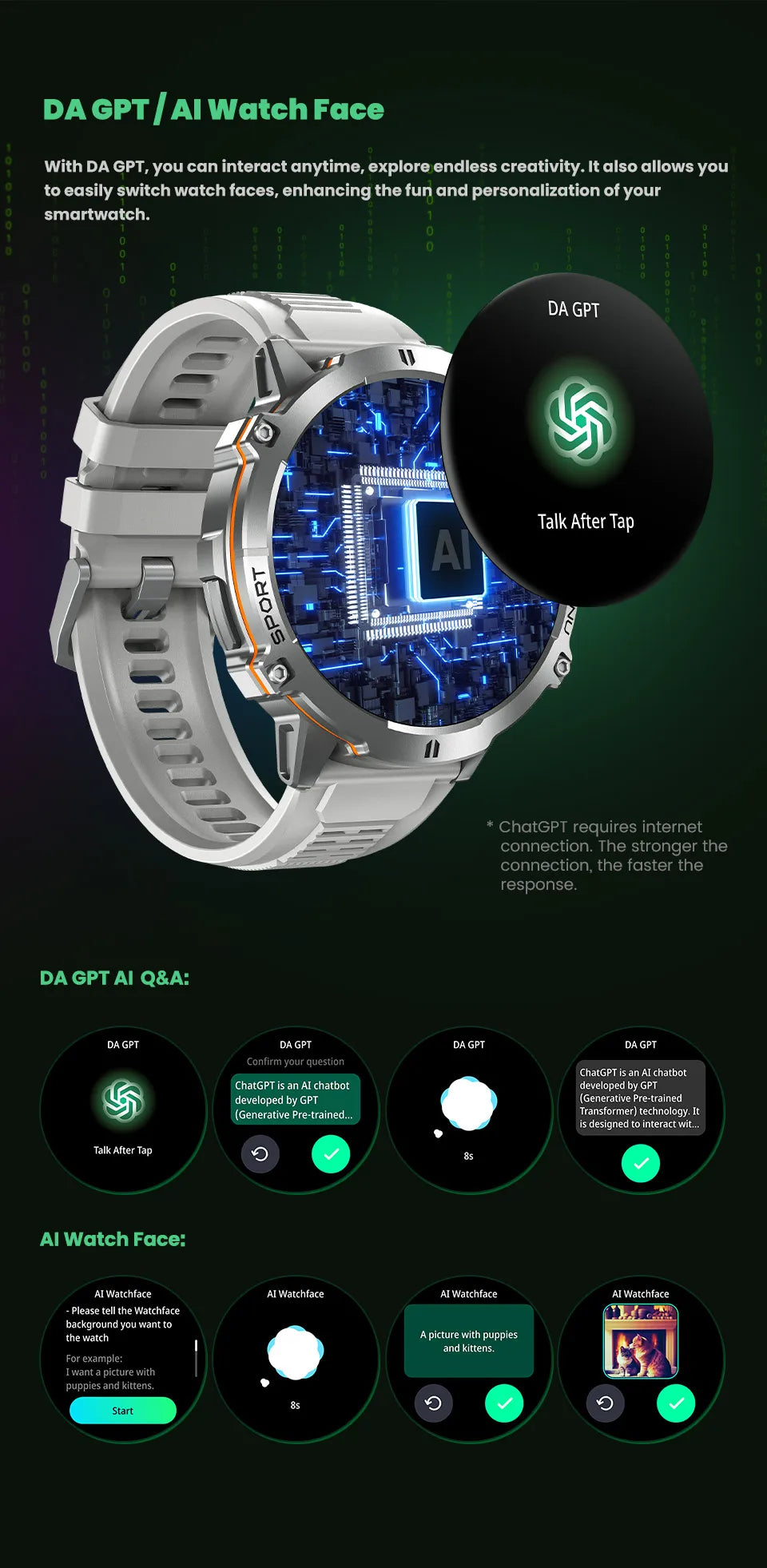 2026 Military Tank X3 Smart Watch | 1000mAh | AMOLED