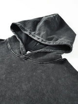 Vintage Wash Oversized Cotton Hoodie