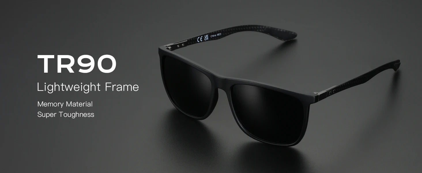 ZENOTTIC Square Polarized Sunglasses for Men