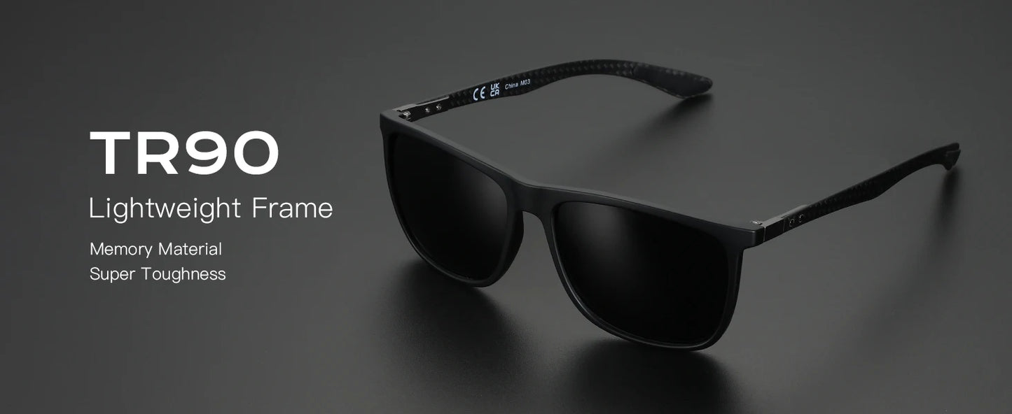 ZENOTTIC Square Polarized Sunglasses for Men