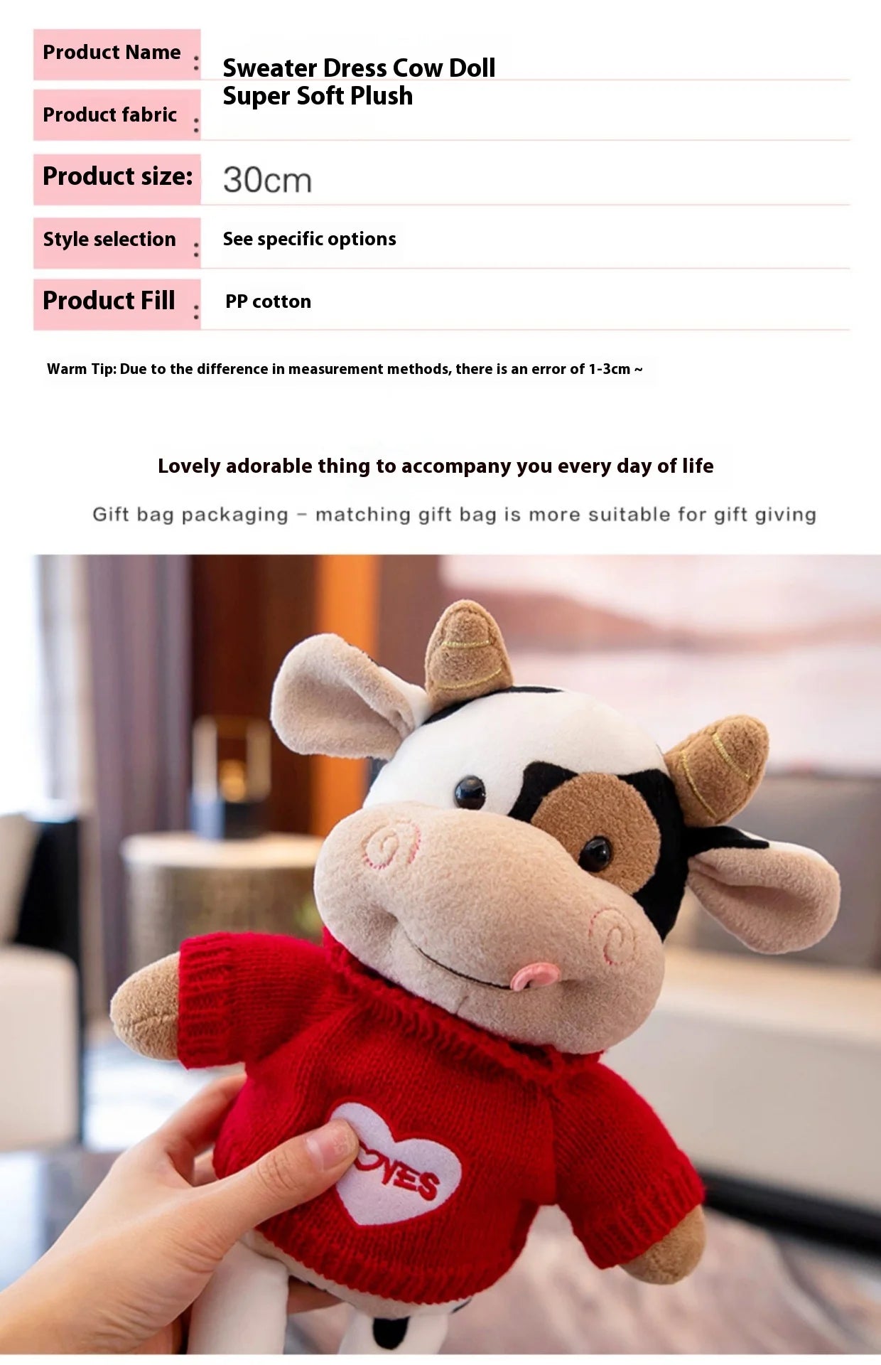 Charming Year of the Ox Plush