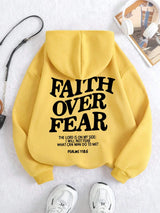 Faith Over Fear Fleece Hoodie