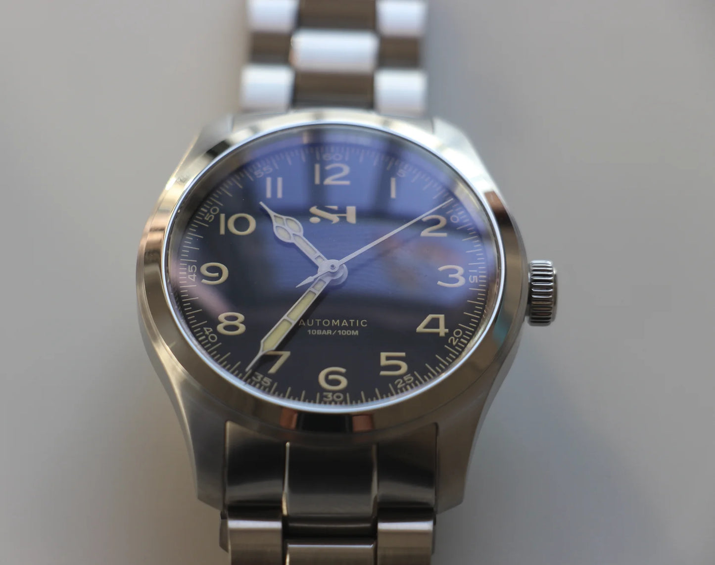 SH Limited Edition 38mm Ultra-thin Dive Watch PT5004 Automatic Mechanical Movement Waterproof100m Cathedral Pointer Collectibles