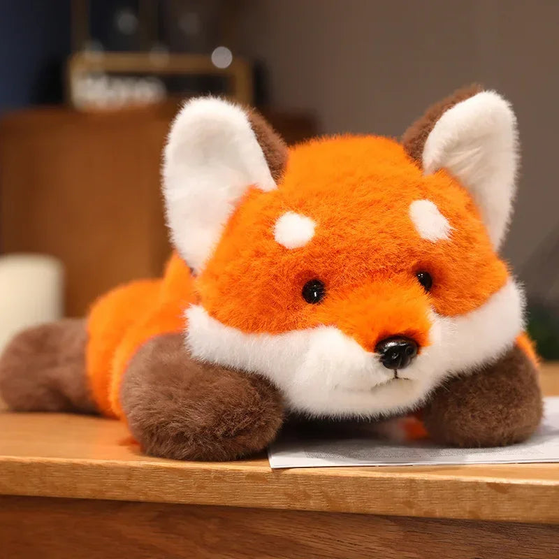 Plush Animal Cuddle Pillow – Raccoon, Fox & Red Panda