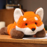 Plush Animal Cuddle Pillow – Raccoon, Fox & Red Panda