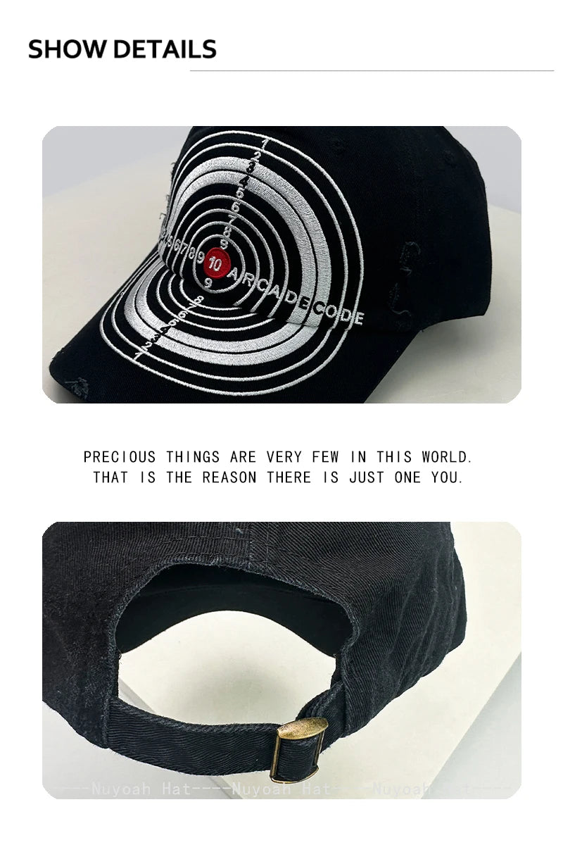Unisex Cross Embroidery Baseball Cap | Street Style