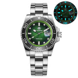 ADDIESDIVE Luxury Men Watch New Diving Ceramic Bezel 41mm Quartz Wristwatch 200m Waterproof Stainless Steel Luminous Dive Watch