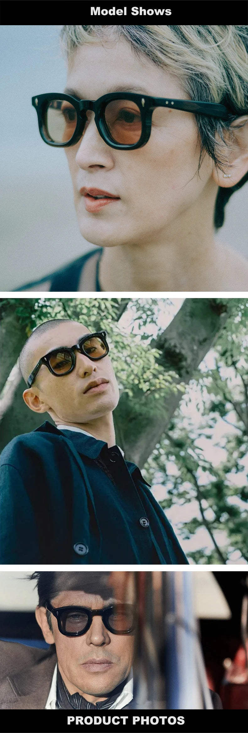 Handcrafted Acetate Round Sunglasses – UV400 Protection