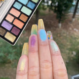 Qianyan 16-Color Eyeshadow Palette – Glitter, Matte & Shimmer