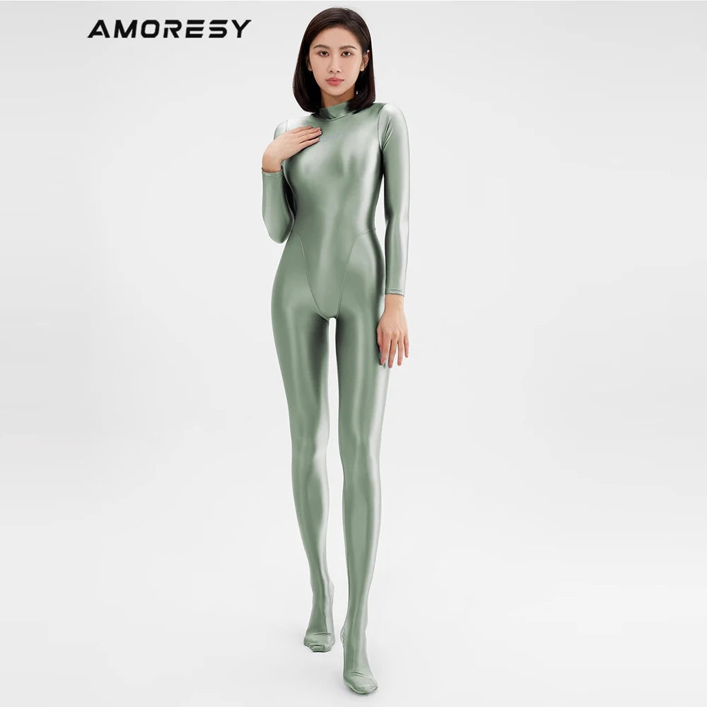 Glossy Full-Body Catsuit