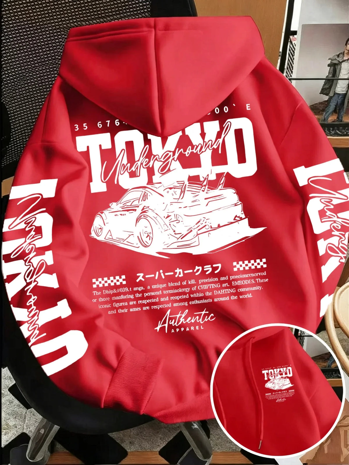 Men's Tokyo Racing Graphic Pullover Hoodie