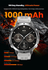2026 Military Tank X3 Smart Watch | 1000mAh | AMOLED