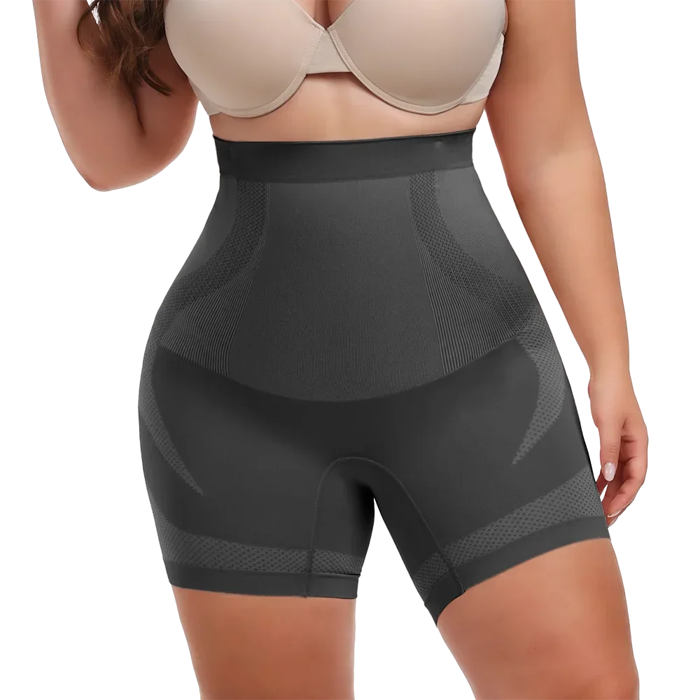 High-Waist Tummy Control Shaping Shorts