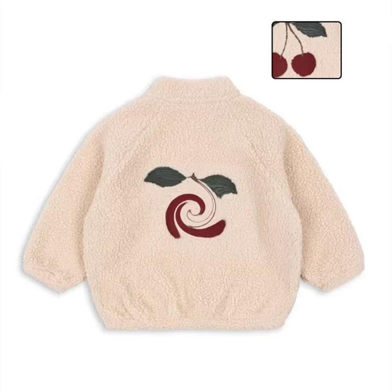 Kids' Sequin Lambswool Winter Jacket