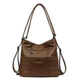 Top Quality Leather Backpack Women Bagpack Female Large Capacityf or Commute Travel School Backpack Shoulder Bags for Women Sac