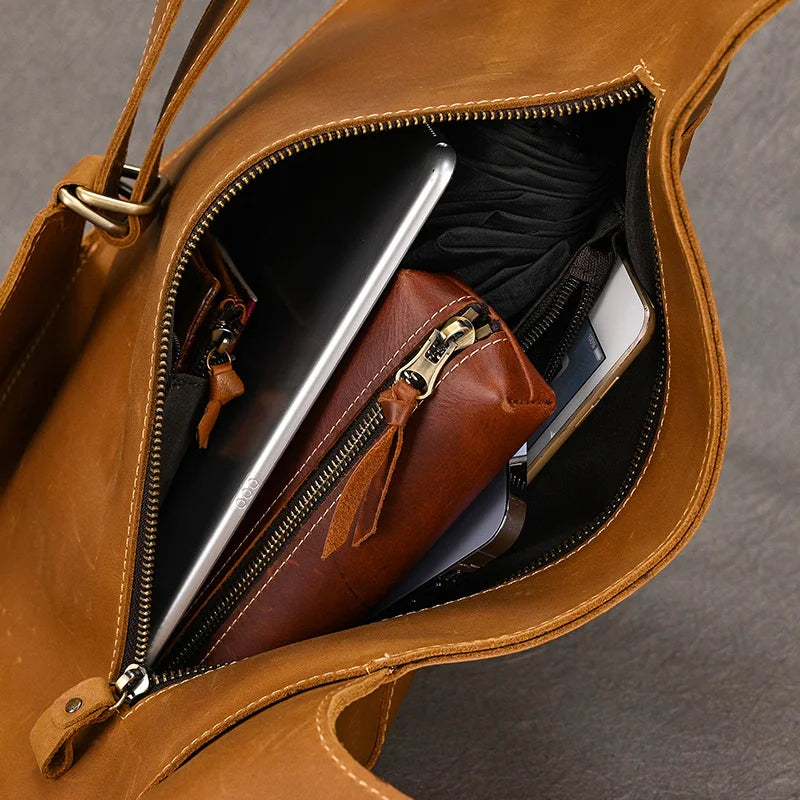 Men Women Backpack Bag Anti Theft Backpack Crazy Horse Leather School Backpack Travel Shcool Bag Mochila Escolar Safety