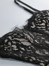 Elegant V-Neck Lace Maxi Dress