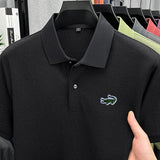 Men's Cotton Embroidered Polo Shirt