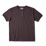Heavyweight Cotton Henley Tee – Vintage Everyday Essential