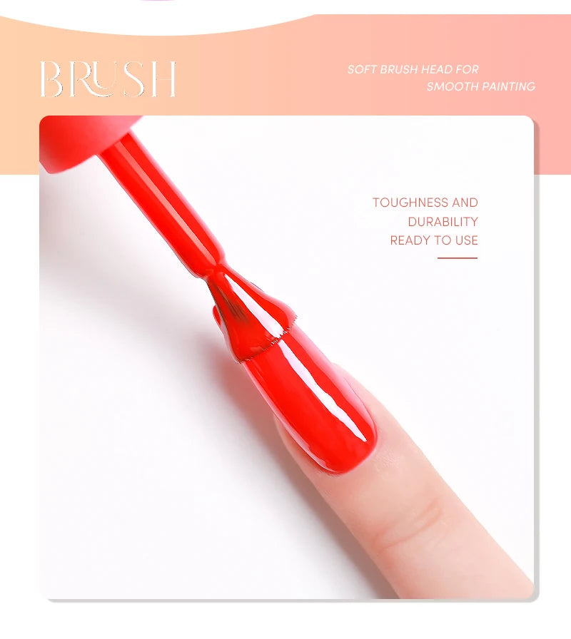 MXSI 60-Color Gel Nail Polish Kit – Glitter UV Set