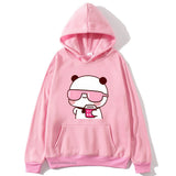 Bubu Dudu Couple Hoodies – Kawaii Cartoon Fleece Pullover