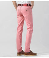 Men's Colorful Stretch Denim Jeans | Slim Fit