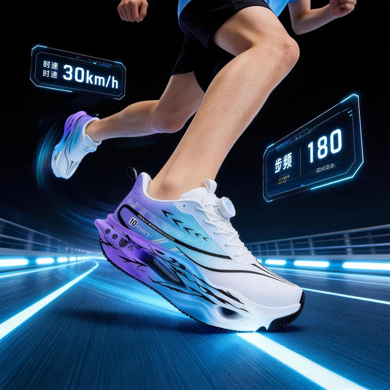 LETCOMFIT Unisex Breathable Running Sneakers — Wide Fit, Cushioned, Anti-Odor