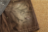 Men's Vintage Washed Cargo Shorts | Textured Cotton