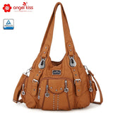 Women Fashion Handbags Women Shoulder Bags PU Leather Handbag Female Satchel Big-capacity Shoulder Purse Bag Bolsa Feminina