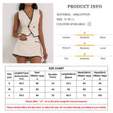 Clacive Summer Slim Khaki Cotton 2 Piece Set Woman Outfit 2025 Fashion Sleeveless Crop Top With High Waist Shorts Set Streetwear