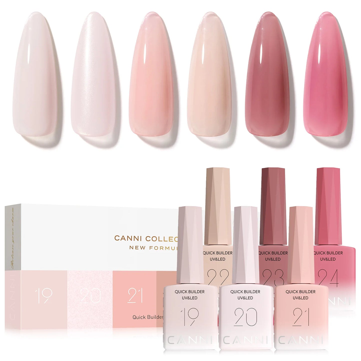 CANNI Quick Builder Gel Polish – HEMA/TPO Free, UV/LED