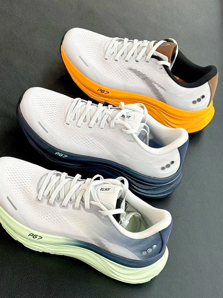 Travel Step 2 Men's Running Shoes Lightweight Sporty Bounce Shock Absorption Fall Collection EVA Outsole Breathable Mesh