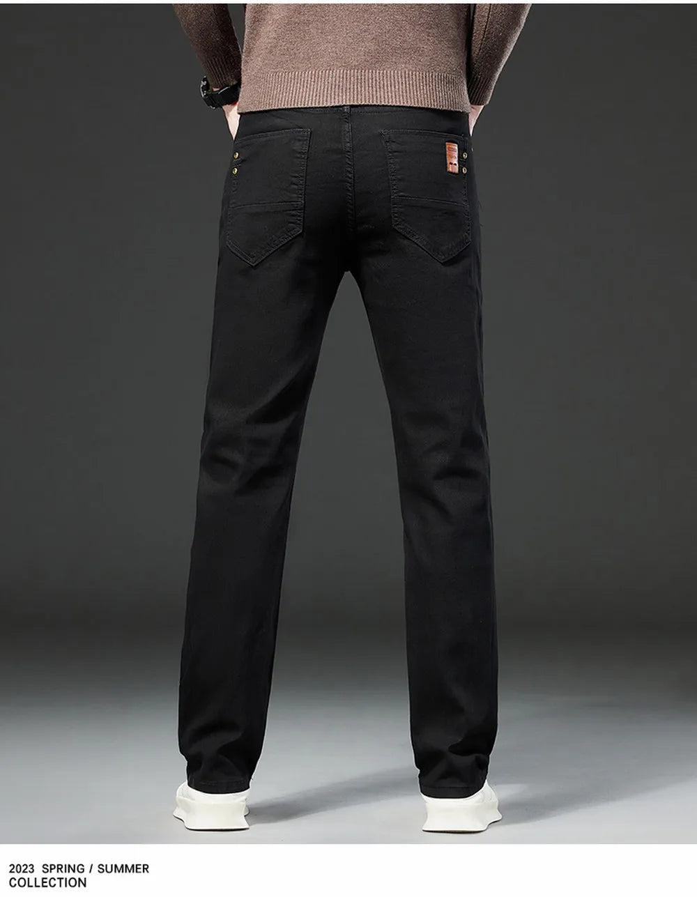 Men's Slim Fit Stretch Denim Jeans | Classic Straight Cut