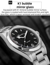 ADDIESDIVE 36mm Men Watch Luxury 200m Waterproof Super Luminous Bubble Glass Stainless Steel Wrist Watch Quartz Watches For Men