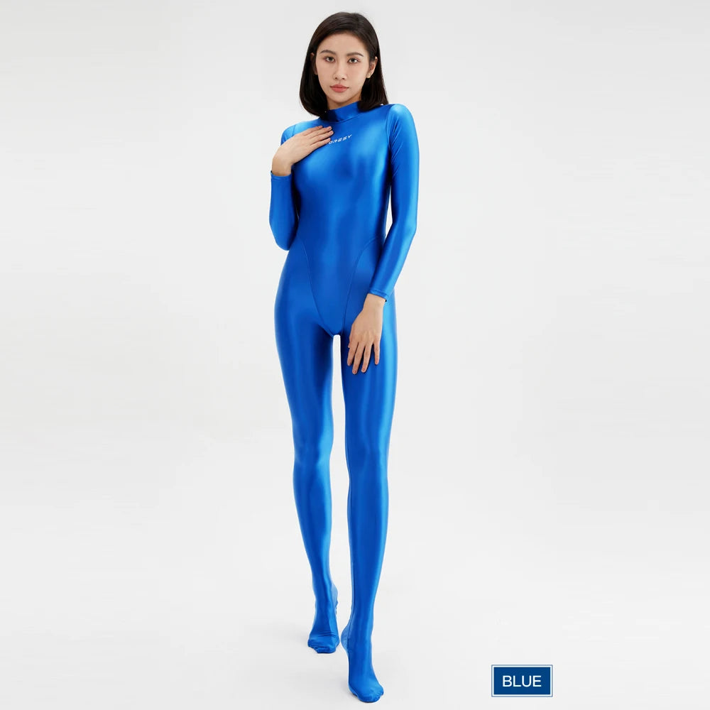 Glossy Full-Body Catsuit