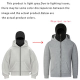 Minimalist Hooded Zip Sweatshirt