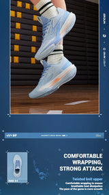 361 Degrees BIG3 6.0 Men's Basketball Wear-Resistant Non-slip Shock-absorbing Rebounding Actual Combat Sneakers Male 572521110