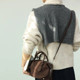 Women Genuine Leather Luxury Crossbody Bags With Adjustable And Detachable Shoudler Strap Elegant Soft Handbag