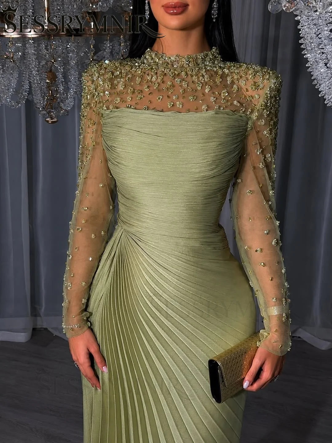 SESSRYMNIR Women's Formal Evening Gown | Custom Fit