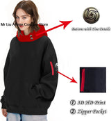 Sukuna Anime Hoodie Unisex 3D Print Cosplay Sweatshirt