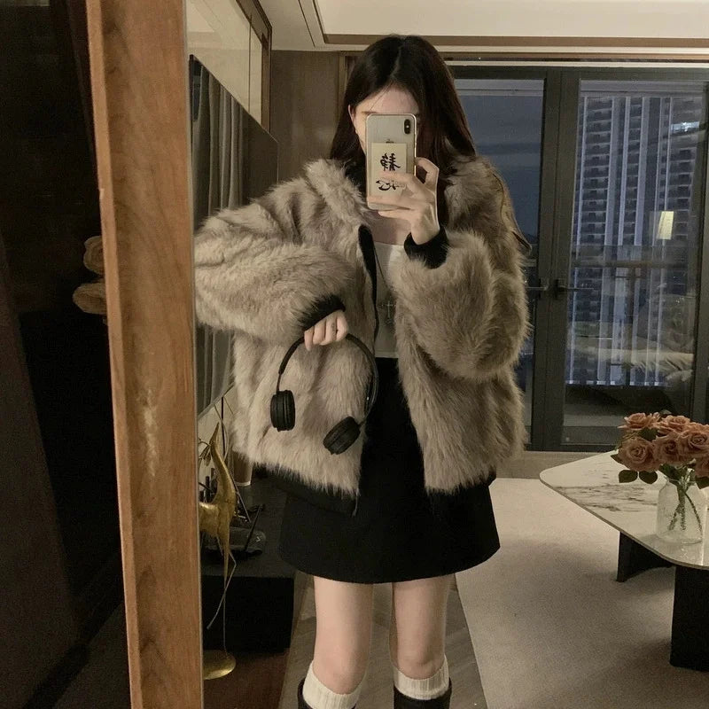Double-Sided Hooded Winter Parka