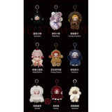 Authentic POPMART SKULLPANDA Sleepless Theater Key chain Blind Box SP The third generation Light Weaving Garden Blind Box xmas