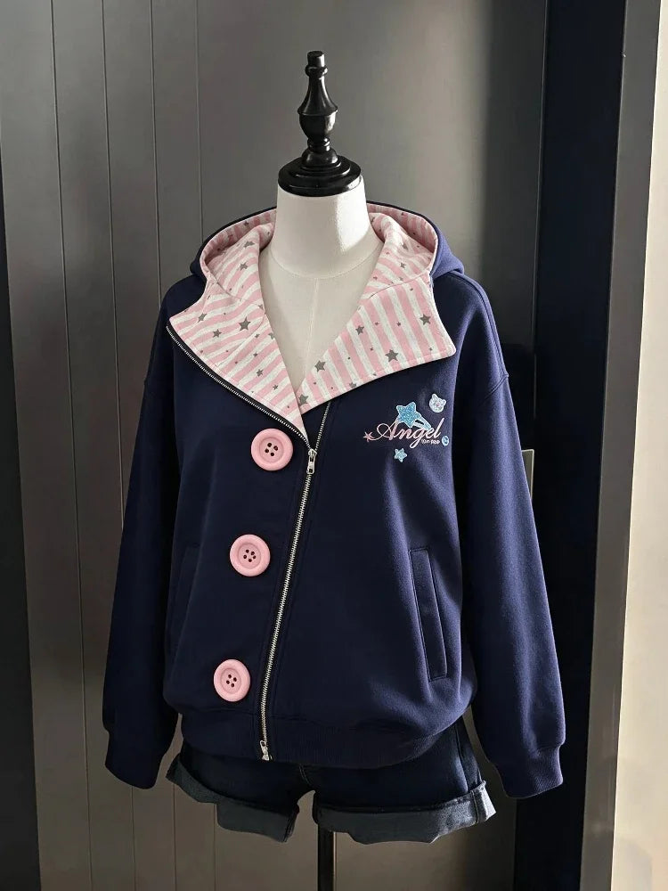 Women’s Colorblock Zip-Up Hoodie