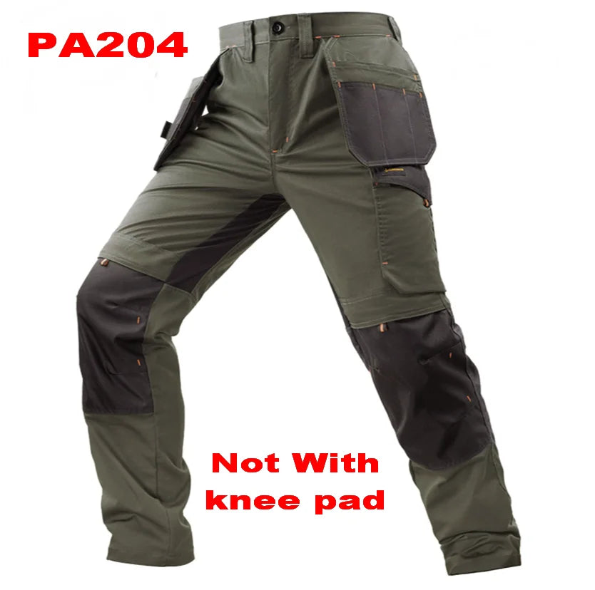 Men's Multi-Pocket Straight-Leg Cargo Pants