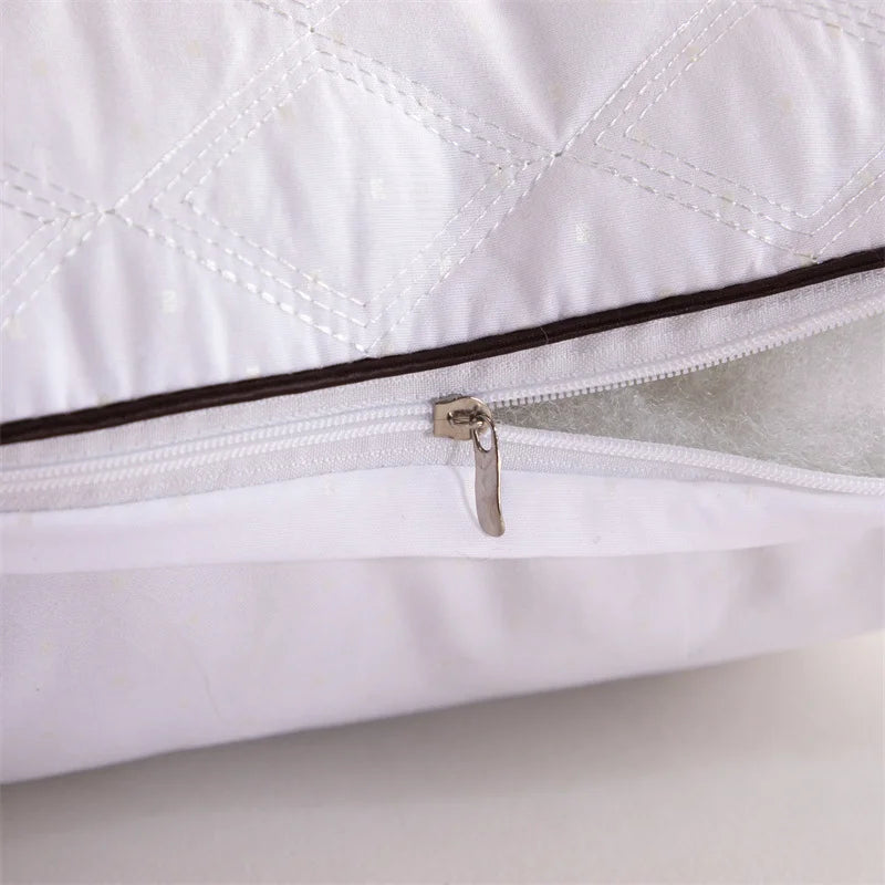 White Pillow Core Home Soft Filling Cushion 48x100/48x120/48x150/48x180 Lengthen Pillows Quilted Sleeping Cushions almohada