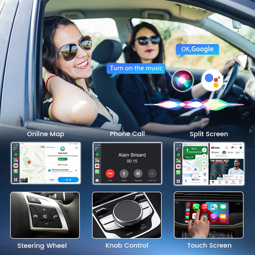 Carlinkit Android 13 Wireless CarPlay & Android Auto AI Box