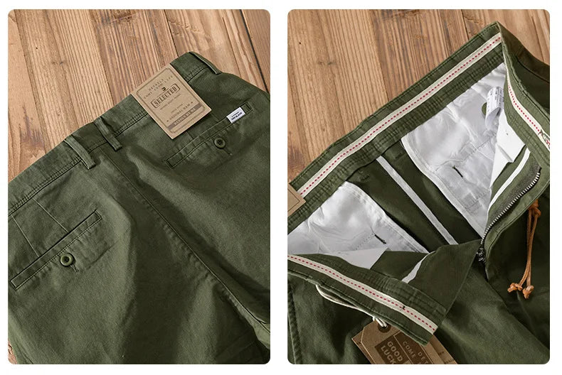 Men's Vintage Wide-Leg Cargo Trousers | LFFMHMT