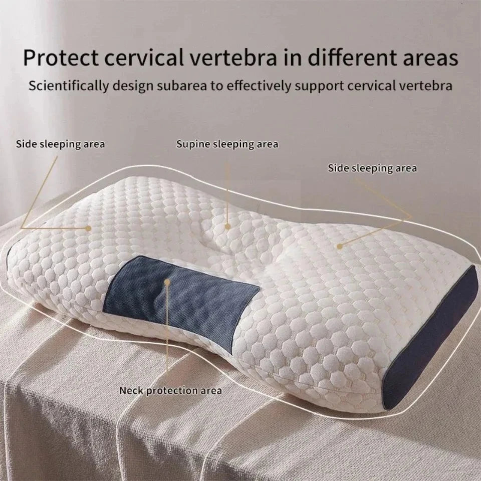 Spa Massage Pillow Washable Non-Collapse Cervical Support Pillow Core Home Pin Gift Pillow