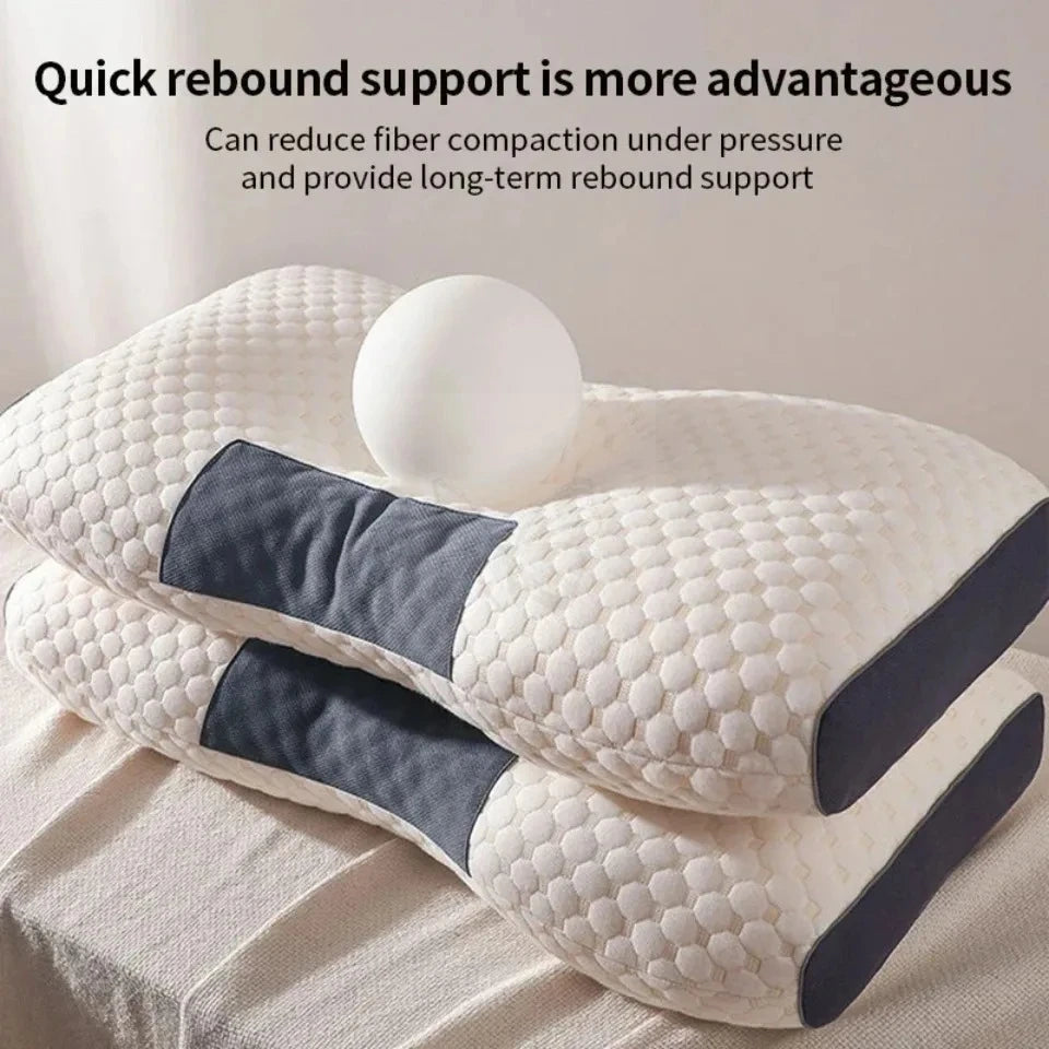 Spa Massage Pillow Washable Non-Collapse Cervical Support Pillow Core Home Pin Gift Pillow